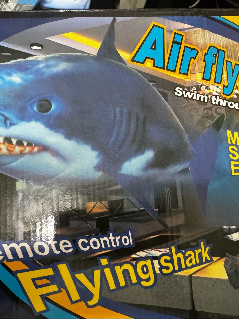 Bundle of 2 flying remote control fish/shark combo